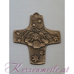 Bronzekreuz Schutzengel